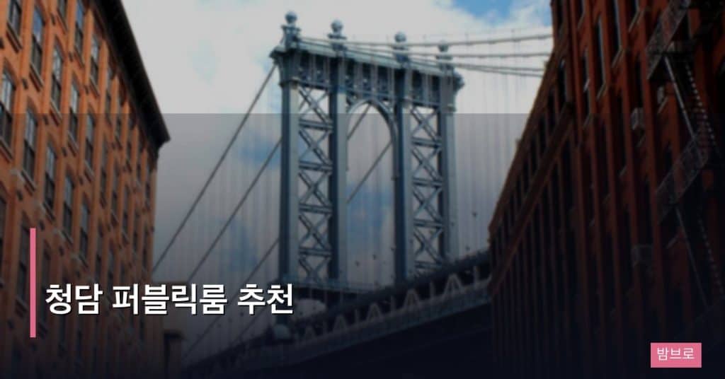 청담 퍼블릭룸 추천