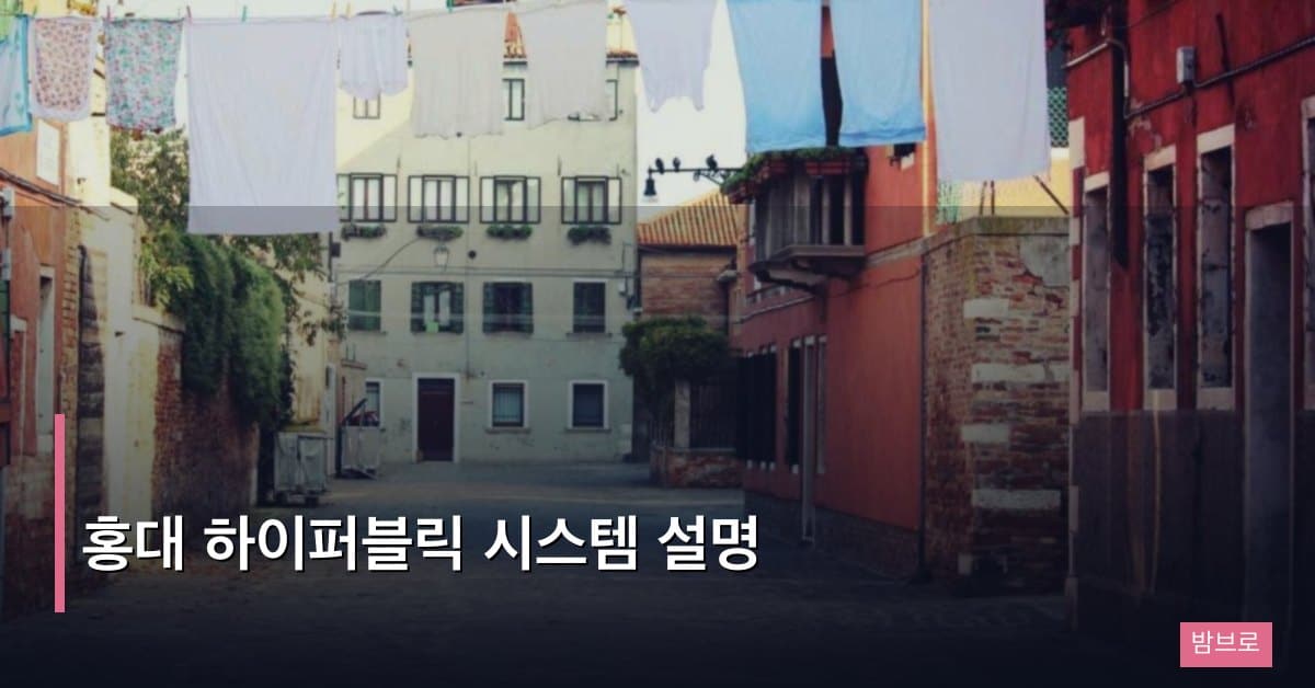 홍대 하이퍼블릭 시스템 설명